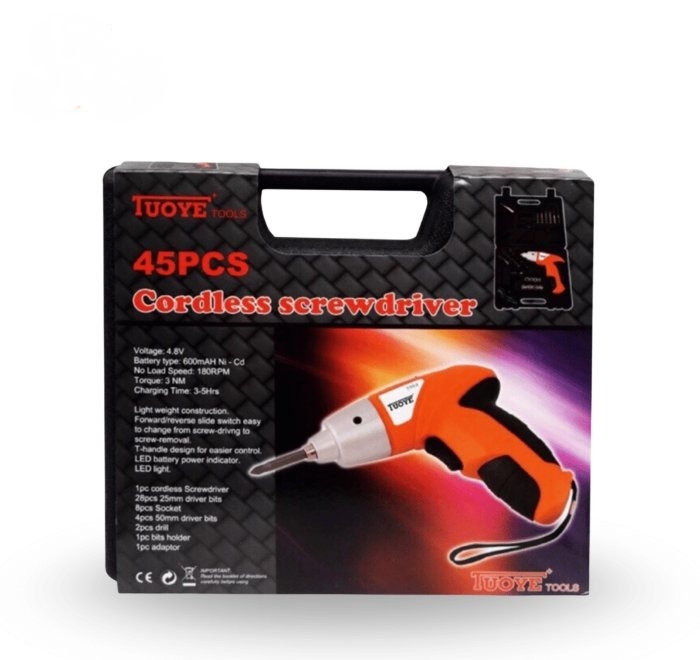 Tuoye Tools 45 Pcs Codeless Screwdriver