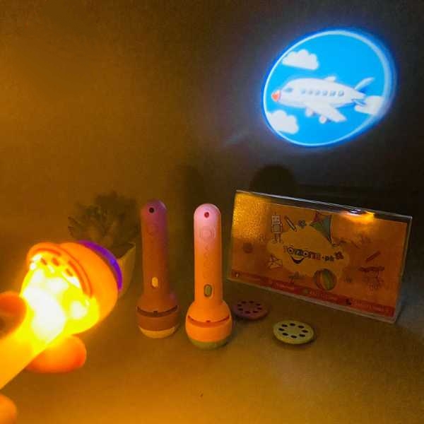 Mini Projector Torch Kids Flashlight Story Book Educational Light-up Toys Sleep Light Preschool Fairy Tale Projection Lamp Gifts - Baby Toys