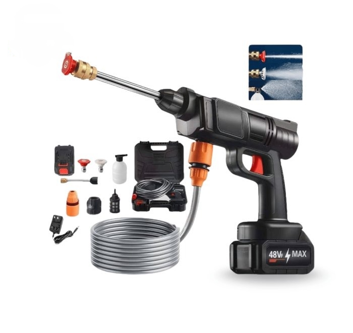 Rechargeable Car washer Gun Machine (Single Battery)