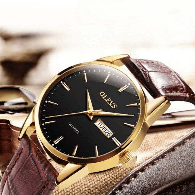 OLEVES WATCH BLACK