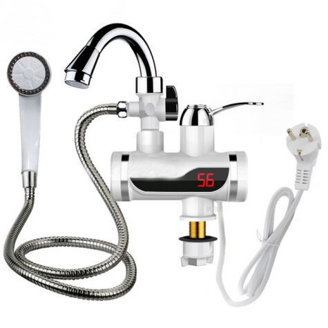 Wall Tab Water Heater Digital With Hand Shower