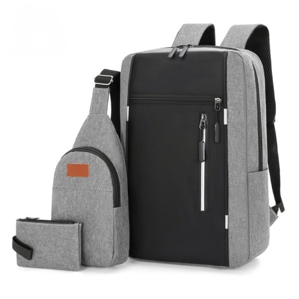 3 Pics Bag Combo Pack (Gray)